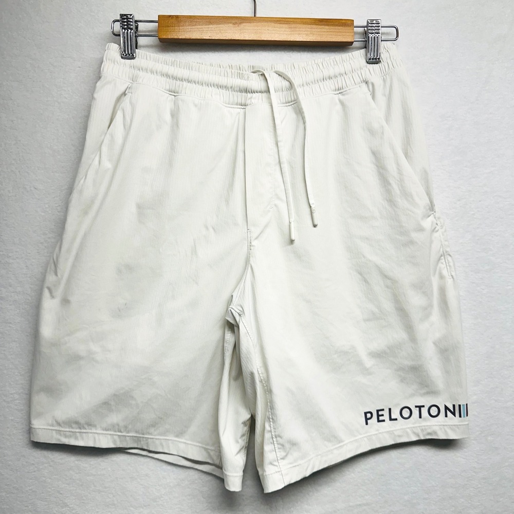 Lululemon Peloton Shorts Mens M Pace Breaker Athletic Running Mesh Liner Workout